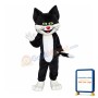 Super Cute Black & White Cat Mascot Costume
