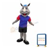 Smiling Rhino Mascot Costume