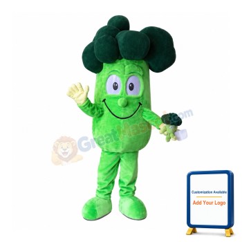 Brocolli Mascot Costume