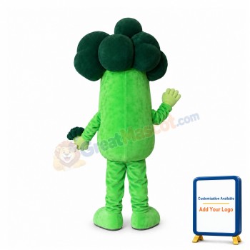 Brocolli Mascot Costume