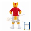 Yellow & White Husky Dog Mascot Costume
