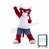 Sport Red Bull Mascot Costume