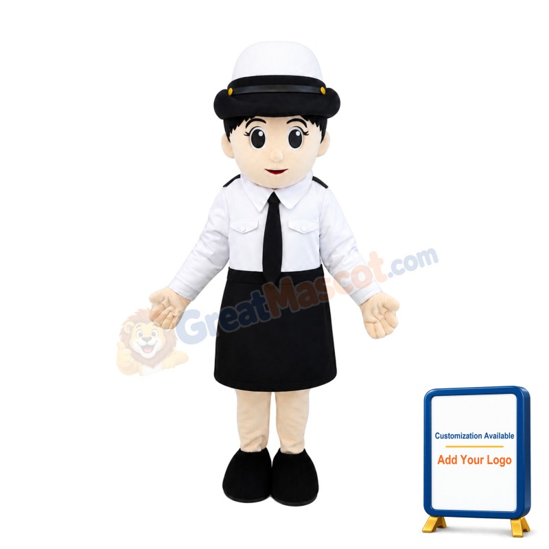 Air Hostess Mascot Costume