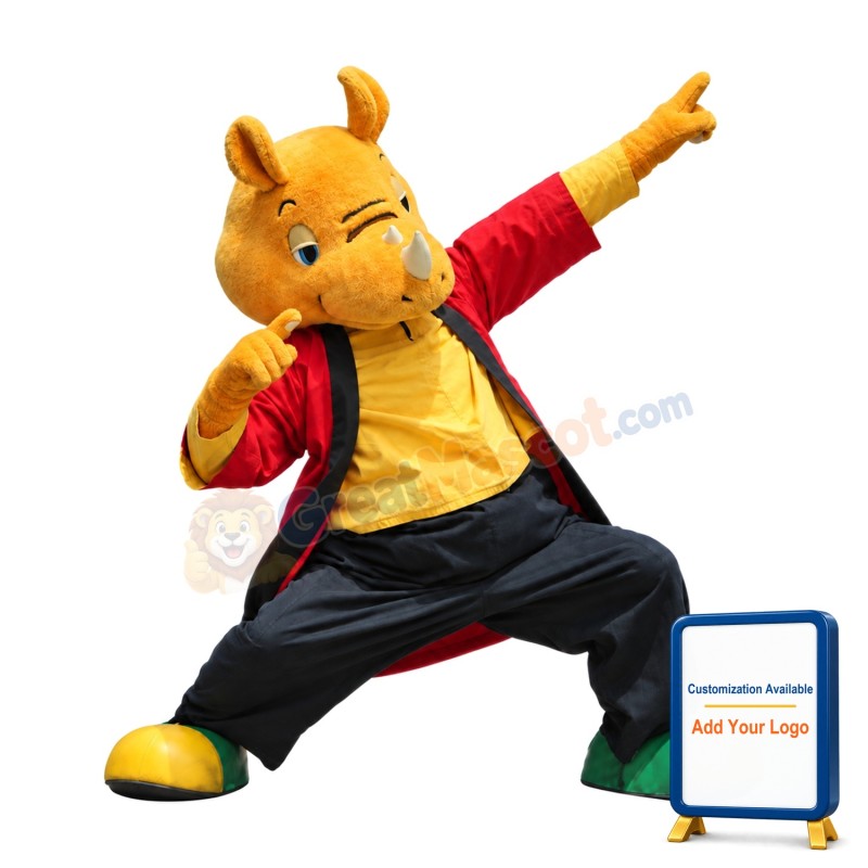 Sport Rhinos Mascot Costume