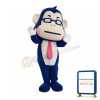 Happy Lightweight Blue Monkey Mascot Costume