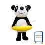 Swimming Panda Mascot Costume
