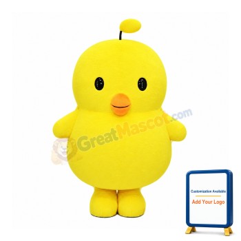 Big Yellow Chick Mascot Costume