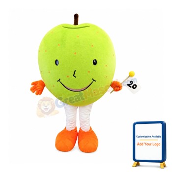 Giant Green Apple Mascot Costume