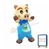 Brown Boar Mascot Costume