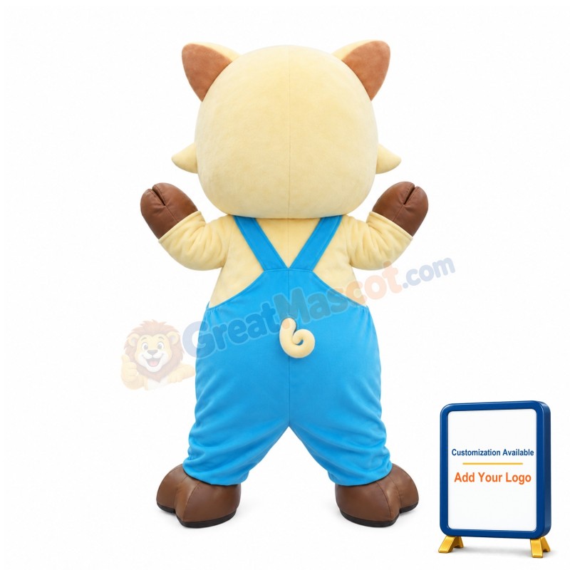 Brown Boar Mascot Costume