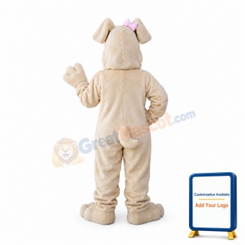 Realistic Lightweight Bulldog Mascot Costume