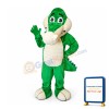 Friendly Lightweight Green Crocodile Mascot Costume