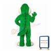 Friendly Lightweight Green Crocodile Mascot Costume