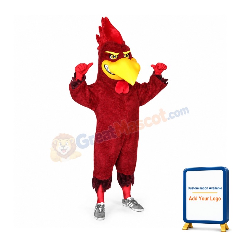 Sport Red Bird Mascot Costume