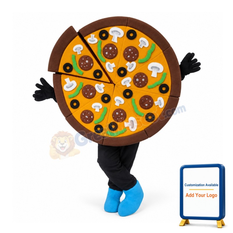 Pizza Mascot Costume
