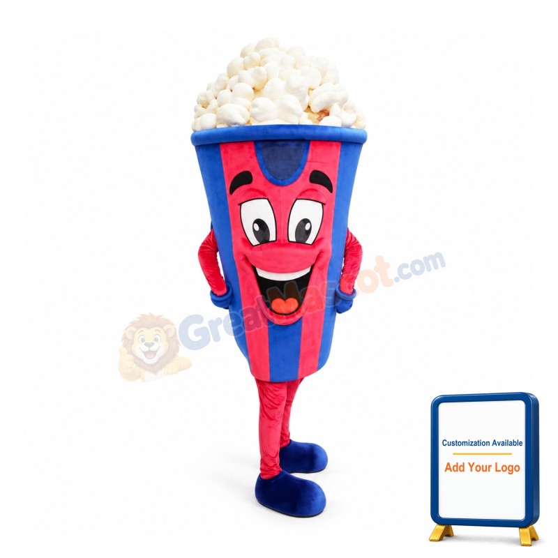 Popcorn Mascot Costume