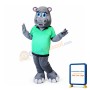Shy Hippo Mascot Costume
