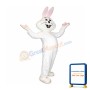 Cute Pink & White Rabbit Mascot Costume