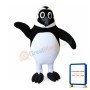 Black Penguin Mascot Costume