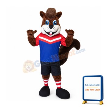 Sport Squirrel Mascot Costume