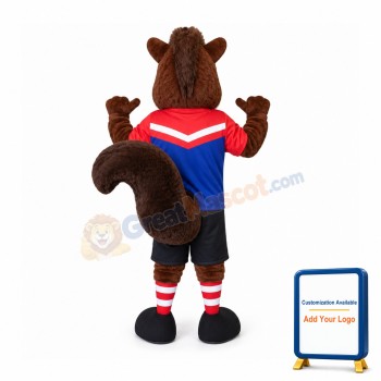 Sport Squirrel Mascot Costume