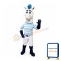 White Sport Hose Mascot Costume