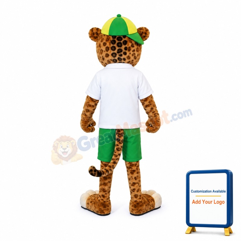 Sport Cheetah Mascot Costume