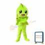 Green Water Drop Mascot Costume