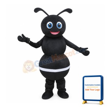 Black Ant Mascot Costume