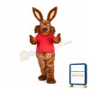 Chocolate Bunny Mascot Costume