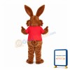 Chocolate Bunny Mascot Costume
