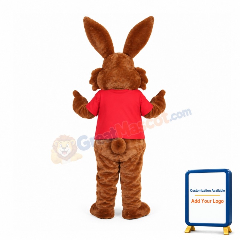 Chocolate Bunny Mascot Costume