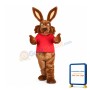 Chocolate Bunny Mascot Costume