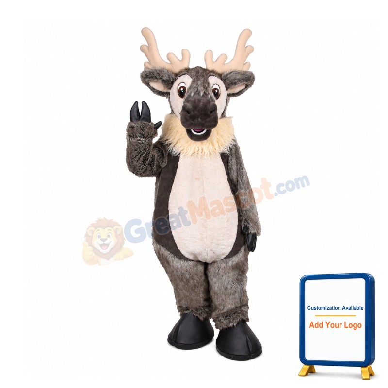 Winter the Reindeer Mascot Costume