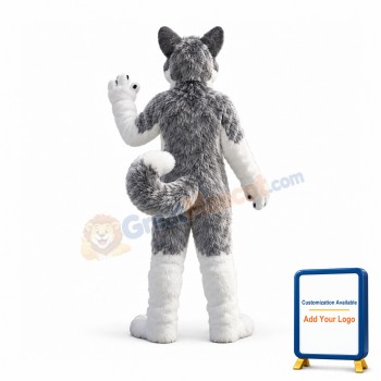 Super Cute Husky Mascot Costume