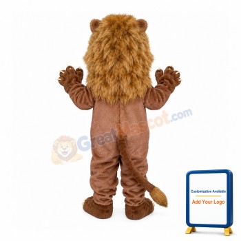 Powerful Lion Mascot Costume