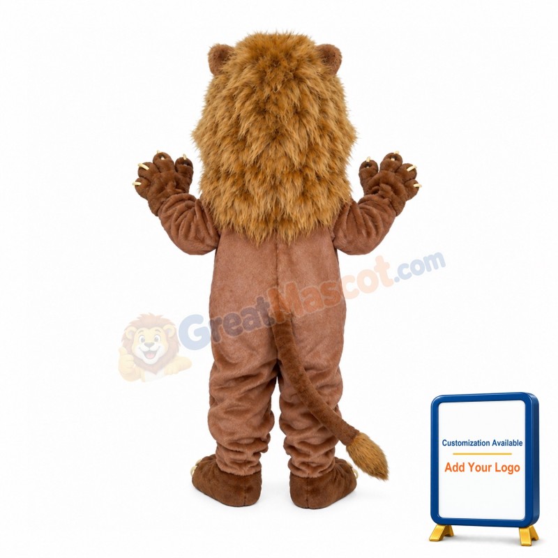 Powerful Lion Mascot Costume