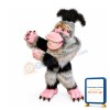 White Long Furry Monkey Mascot Costume