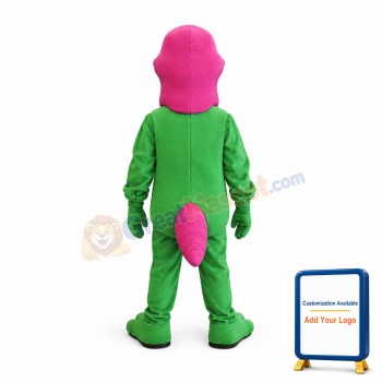 Green & Red Lizard Mascot Costume