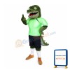 Sport School Crocodile Mascot Costume