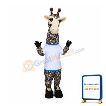 Sport School Giraffe Mascot Costume