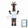 Sport School Giraffe Mascot Costume