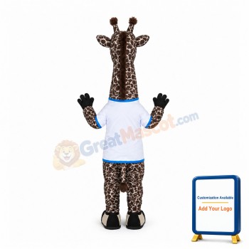 Sport School Giraffe Mascot Costume