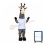 Sport School Giraffe Mascot Costume
