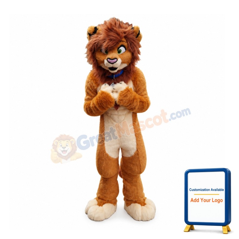 Brand New Lion Mascot Costume