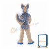 Brown & Gray Husky Dog Mascot Costume
