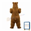 Realistic Grizzly Bear Mascot Costume