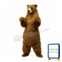 Realistic Grizzly Bear Mascot Costume