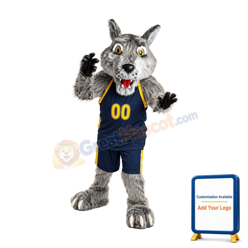 Sport Wolf Mascot Costume
