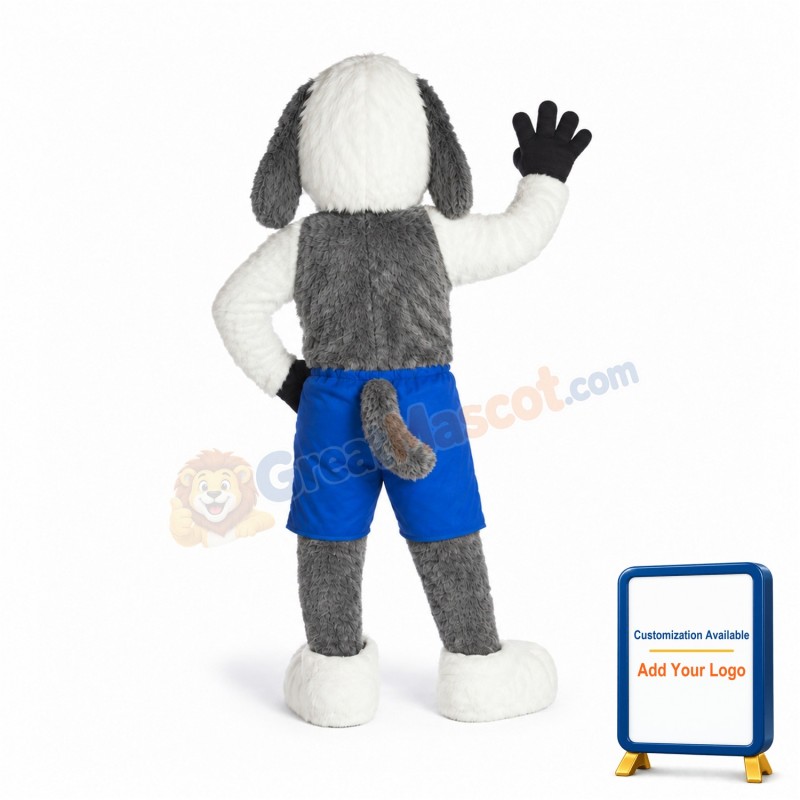 Sheepdog Mascot Costume